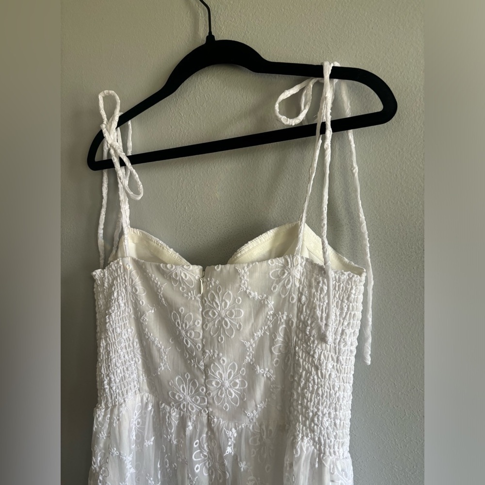 Amanda uprichard white eyelet dress S - Picture 6 of 8